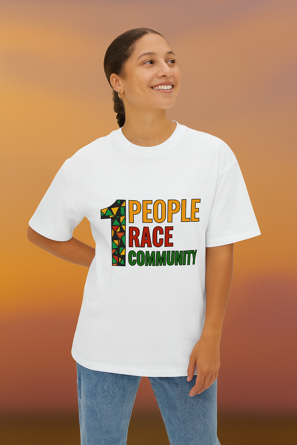 SleepySunz Apparel Unity Community Boxy Tee