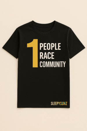 🖤 SleepySunz 1 People Tee – Black (Adults)