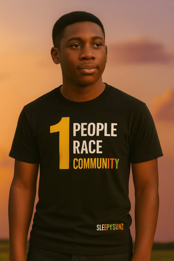 🖤 SleepySunz 1 People Tee – Black (Adults) - Image 2