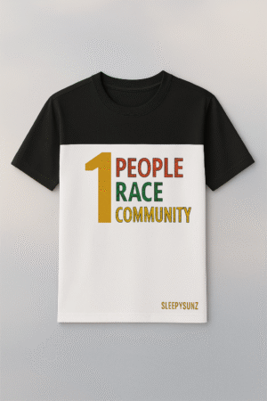 🖤 SleepySunz 1 People Tee – Black/White (Adults)