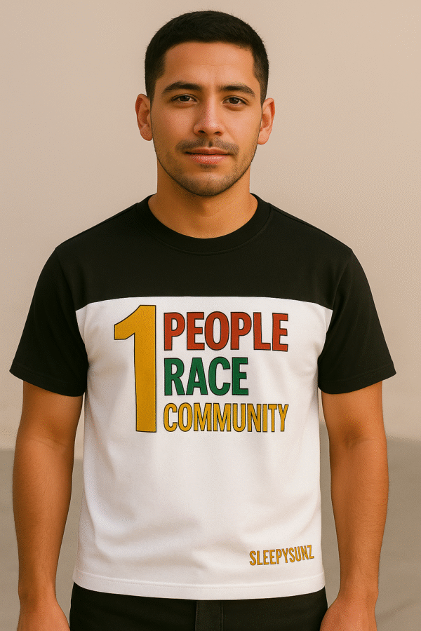 🖤 SleepySunz 1 People Tee – Black/White (Adults) - Image 2