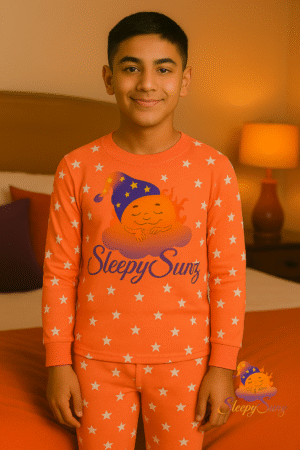 SleepySunz Youth Pajamas – Coral