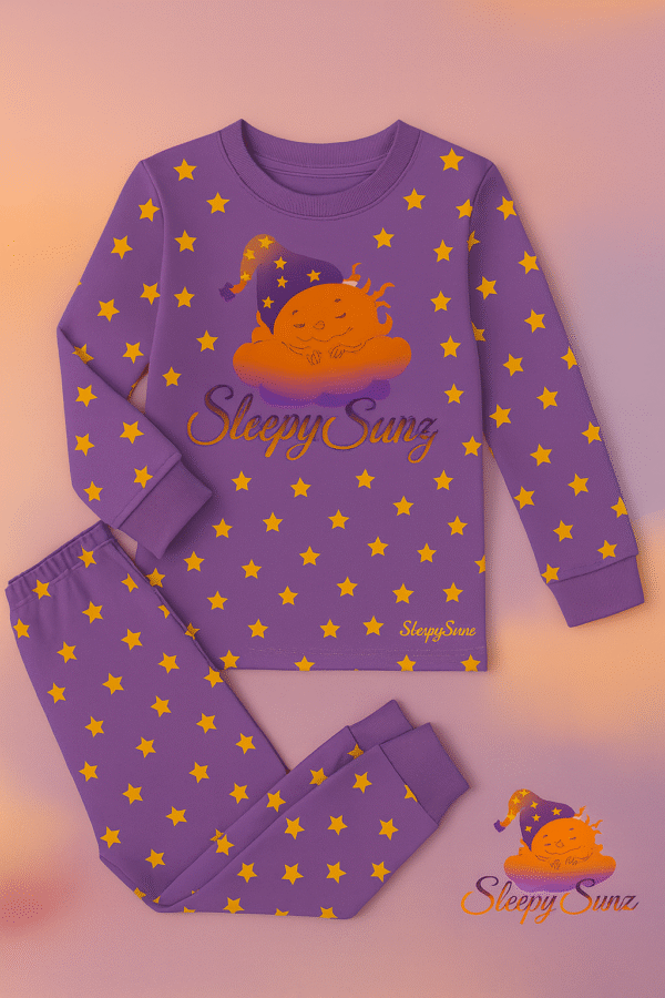SleepySunz Pajama Set – Lavender Mist (Adults) - Image 2