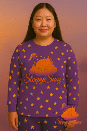 SleepySunz Pajama Set – Lavender Mist (Adults)