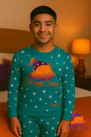 SleepySunz Youth Pajamas – Teal
