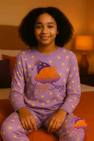 SleepySunz Pajama Set – Lavender Sky