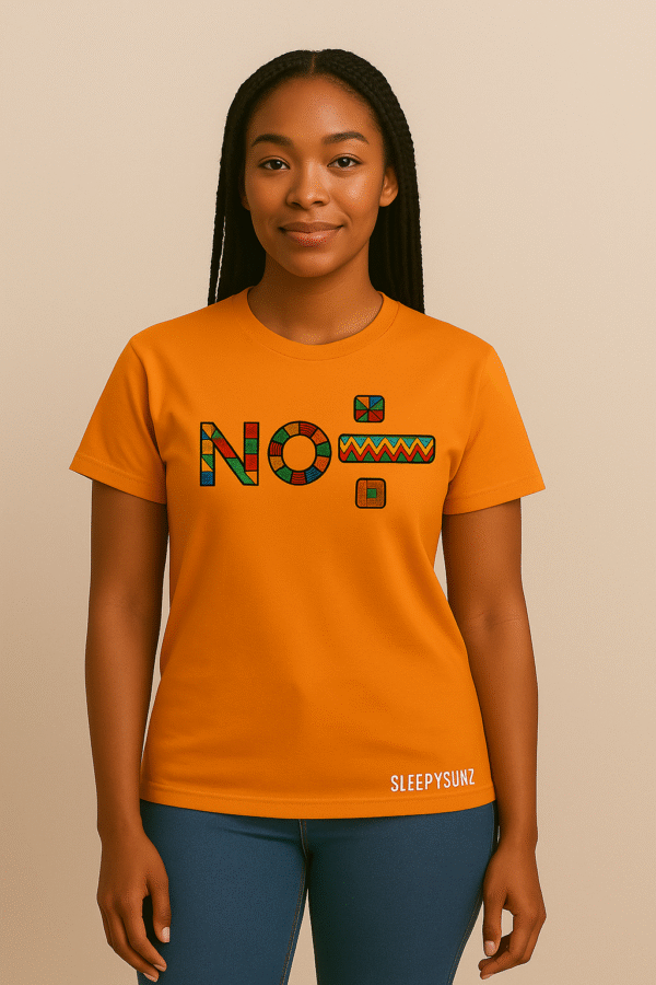 🧡 Unity Collection Tee – Orange “No Division” (Adults) - Image 2
