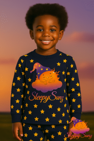 💙 SleepySunz Pajama Set – Blue Dream (Children)