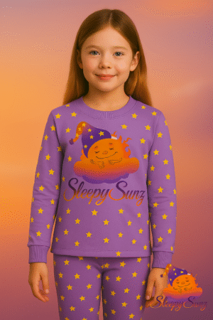 SleepySunz Pajama Set – Lavender Sky (Children)