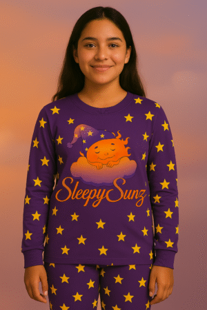 SleepySunz Youth Pajamas – Purple