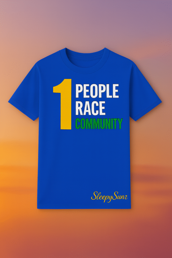 💙 SleepySunz 1 People Tee – Royal Blue (Adults) - Image 2