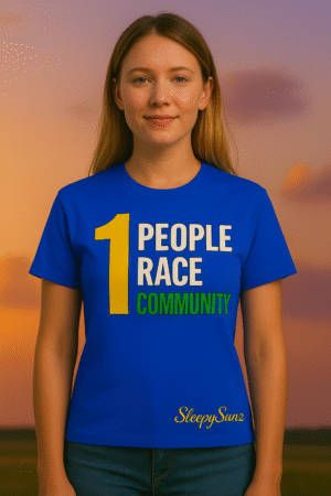 💙 SleepySunz 1 People Tee – Royal Blue (Adults)